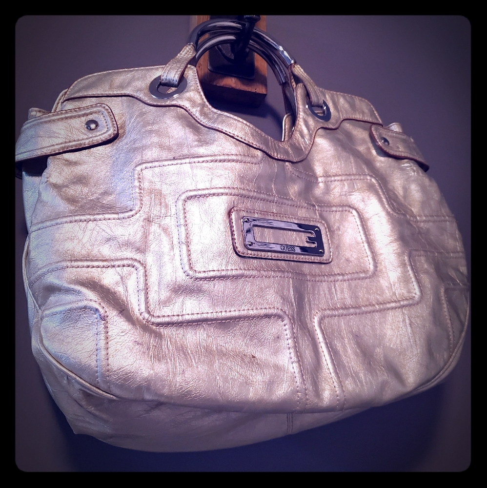 Vintage Guess Metallic Handbag